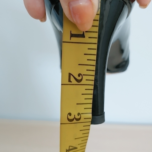 STUART WEITZMAN Bandaritz black patent leather peep toe heels - Picture 9 of 11